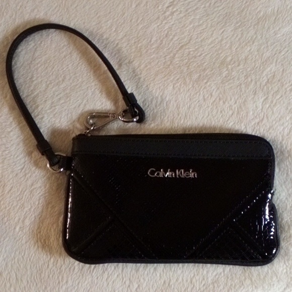 CALVIN KLEIN WRISTLET NEW!!! BEAUTIFUL BLACK SHINE!! - Picture 1 of 10